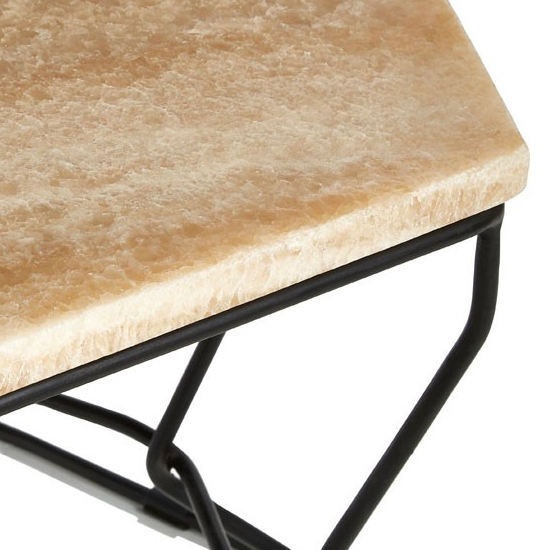 Relics Natural Onyx Stone Coffee Table With Black Frame_4