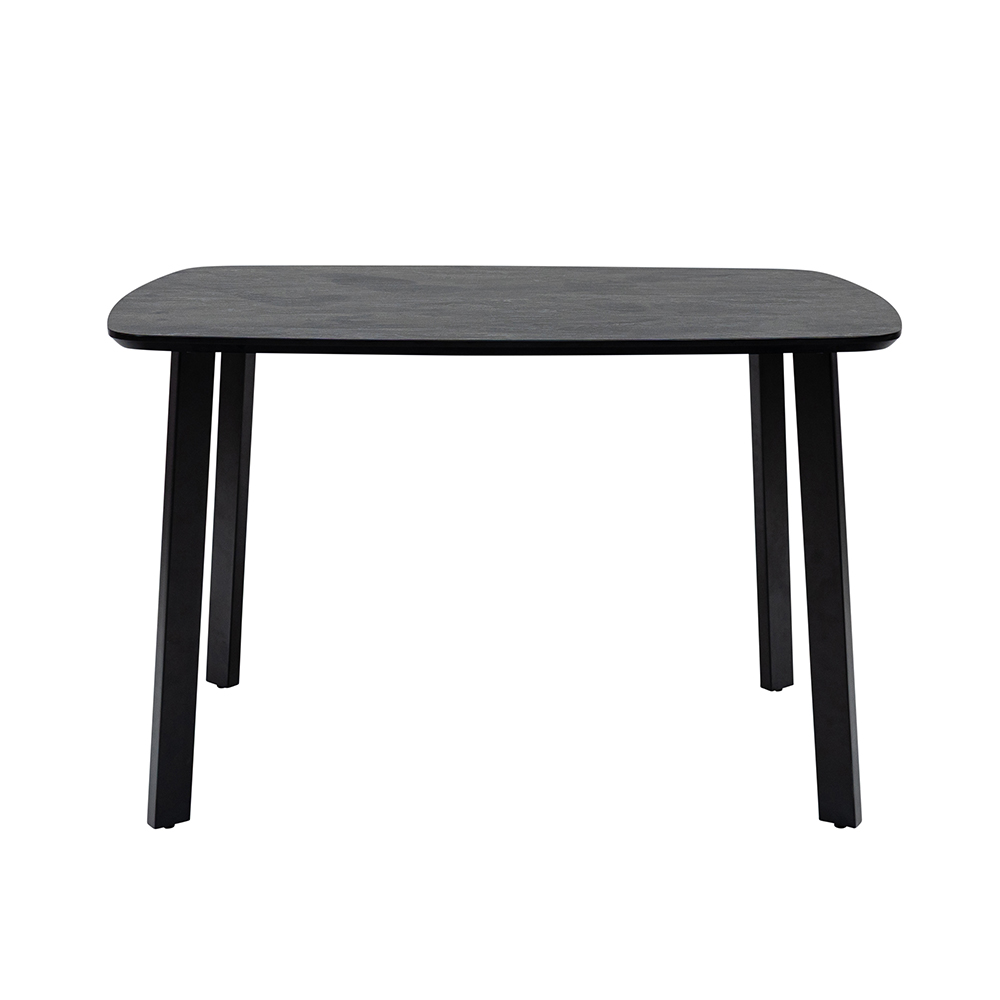 Remy Rectangular Wooden Dining Table in Charcoal