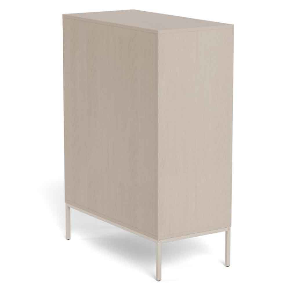 Rennes Wooden Chest Of 3 Drawers - Grey
