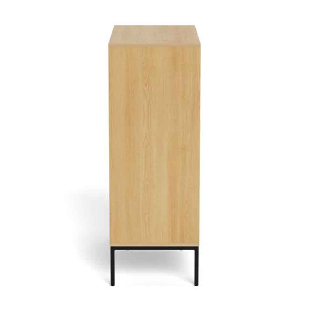 Rennes Wooden Chest Of 3 Drawers - Wild Oak