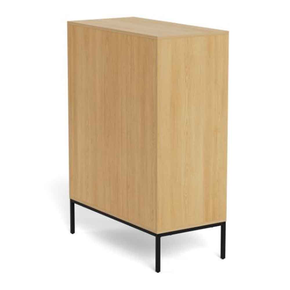 Rennes Wooden Chest Of 3 Drawers - Wild Oak
