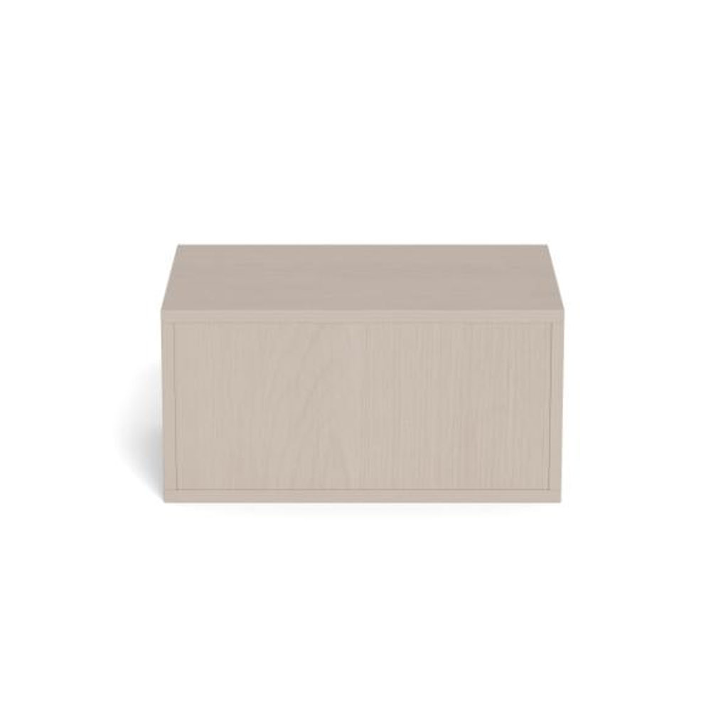 Rennes Wooden Wall Mounted Bedside Cabinet in Grey