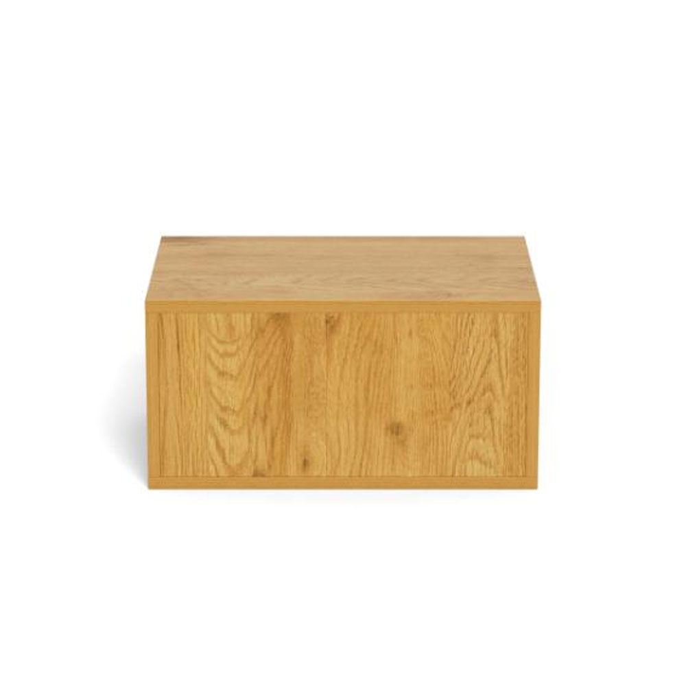 Rennes Wooden Wall Mounted Bedside Cabinet in Matt Wild Oak