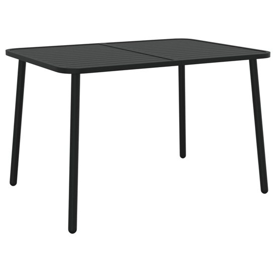 Reno Small Steel 5 Piece Garden Dining Set In Anthracite