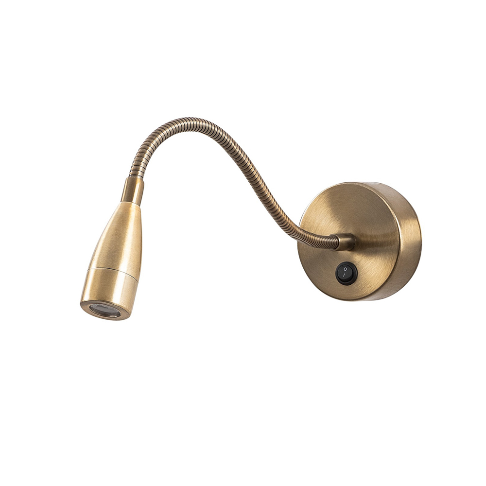 Renzo Metal Wall Light in Vintage