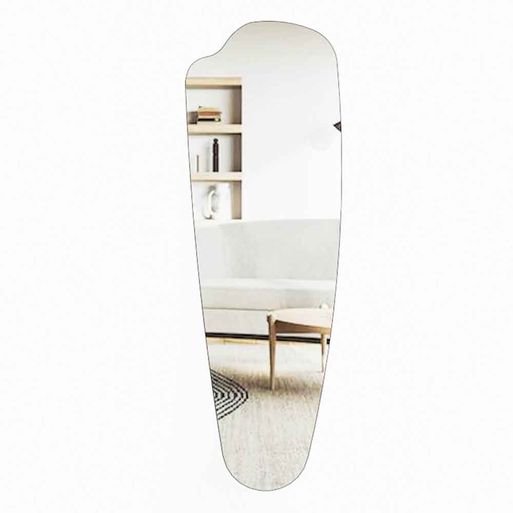 Reos Glass Wall Mirror with Wooden Frame