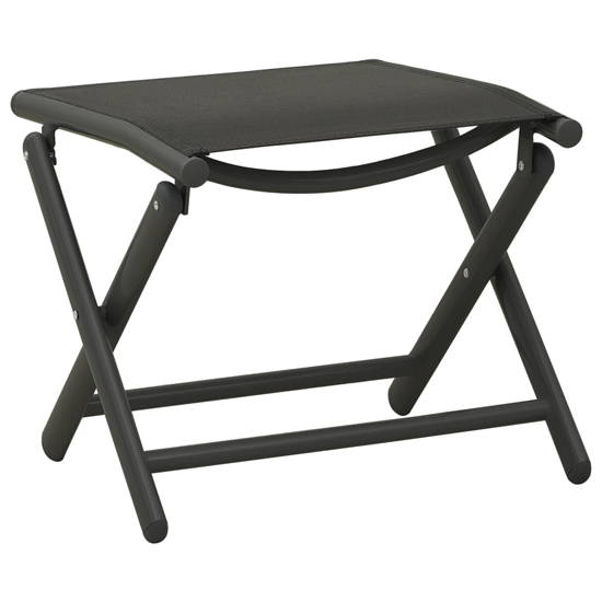 Resaca Textilene Aluminium 3 Piece Garden Lounge Set In Black