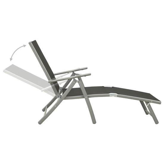 Resaca Textilene Aluminium 3 Piece Garden Lounge Set In Silver