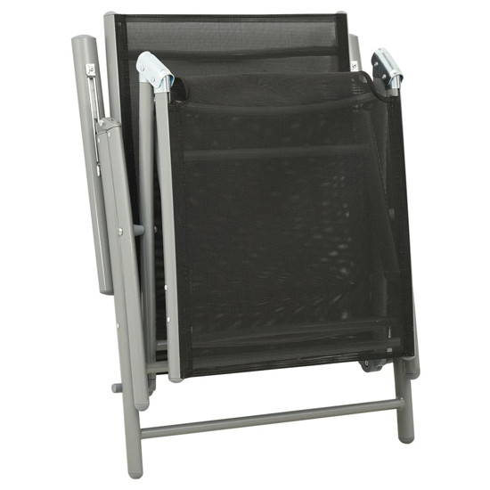 Resaca Textilene Aluminium 3 Piece Garden Lounge Set In Silver