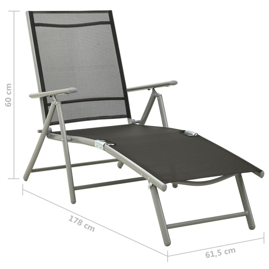 Resaca Textilene Aluminium 3 Piece Garden Lounge Set In Silver