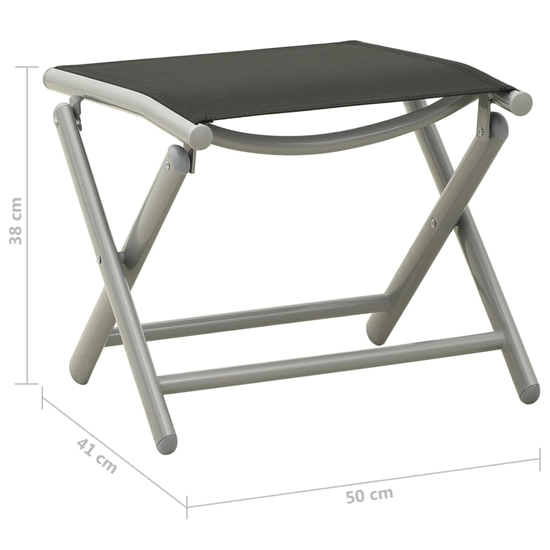 Resaca Textilene Aluminium 3 Piece Garden Lounge Set In Silver