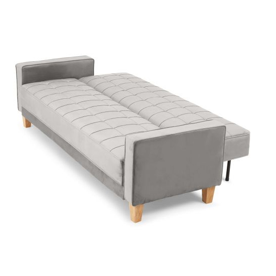 Resita Velvet Upholstered Sofa Bed In Grey_7