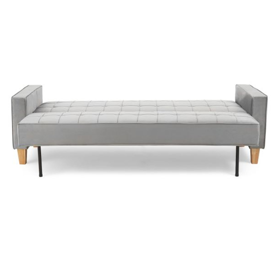 Resita Velvet Upholstered Sofa Bed In Grey_8