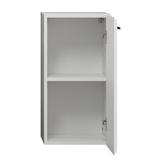 Reus Small Wall Hung High Gloss Storage In White Furniture in