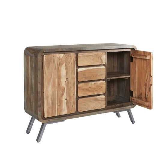 Reverso Wooden Sideboard In Reclaimed Wood And Iron_2