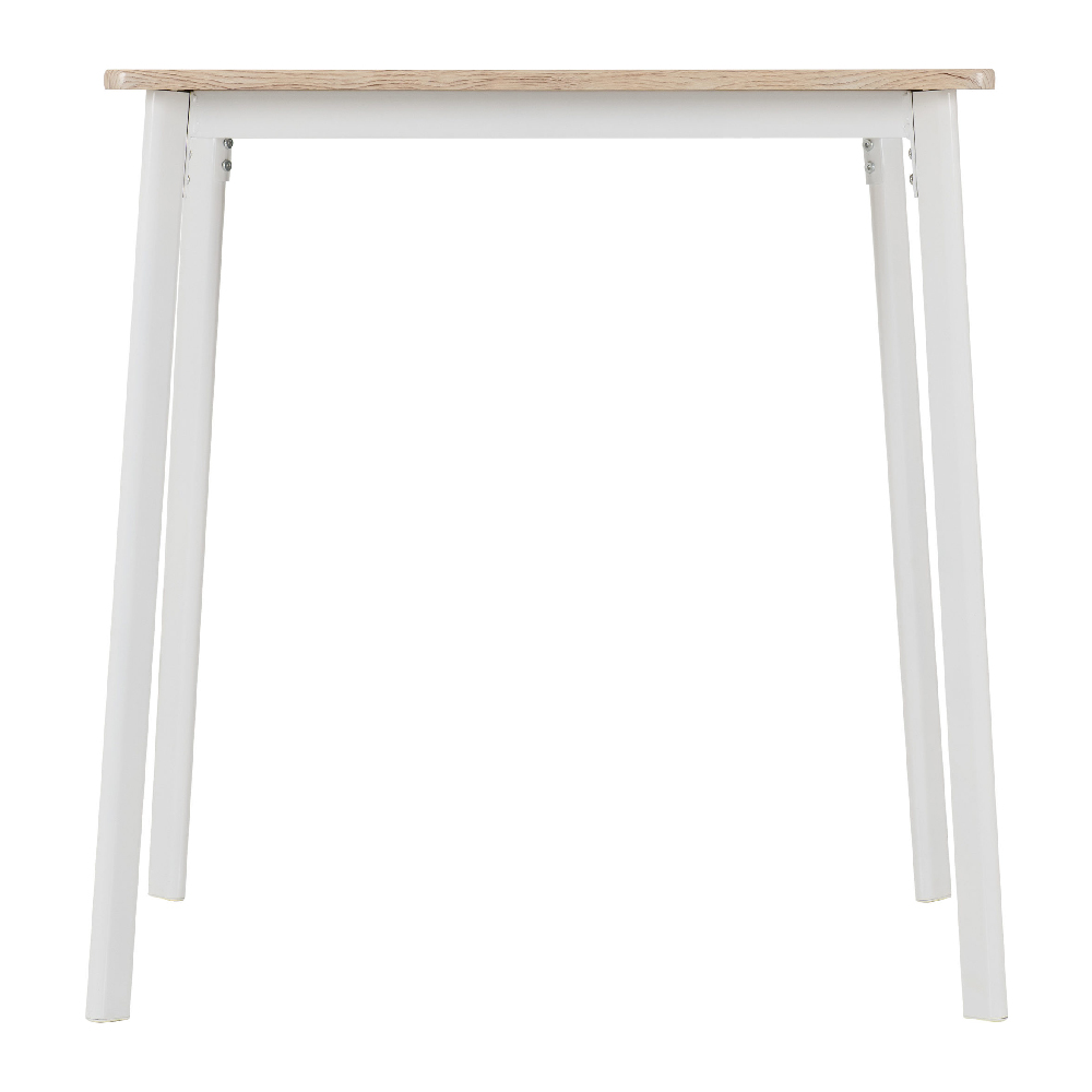 Rexford Wooden Dining Table With 2 Chairs In Light Oak And White