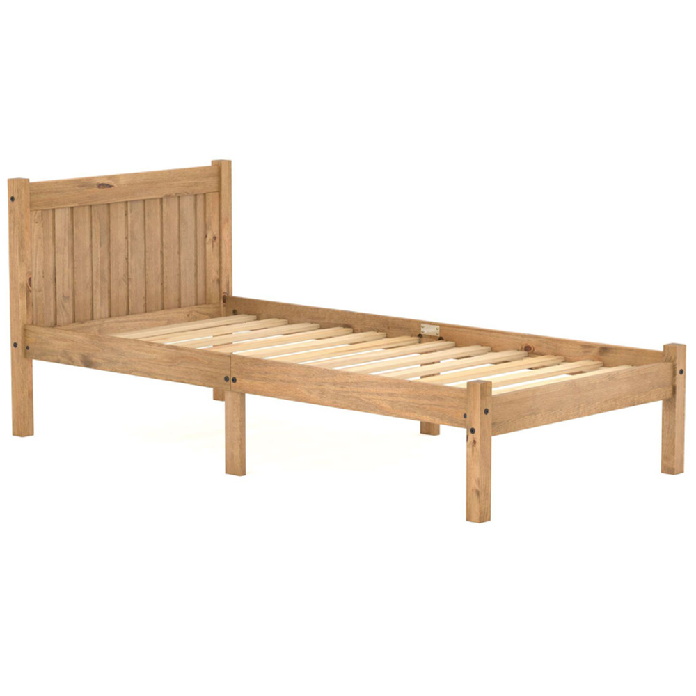 Ria Wooden Single Bed In Natural Oak