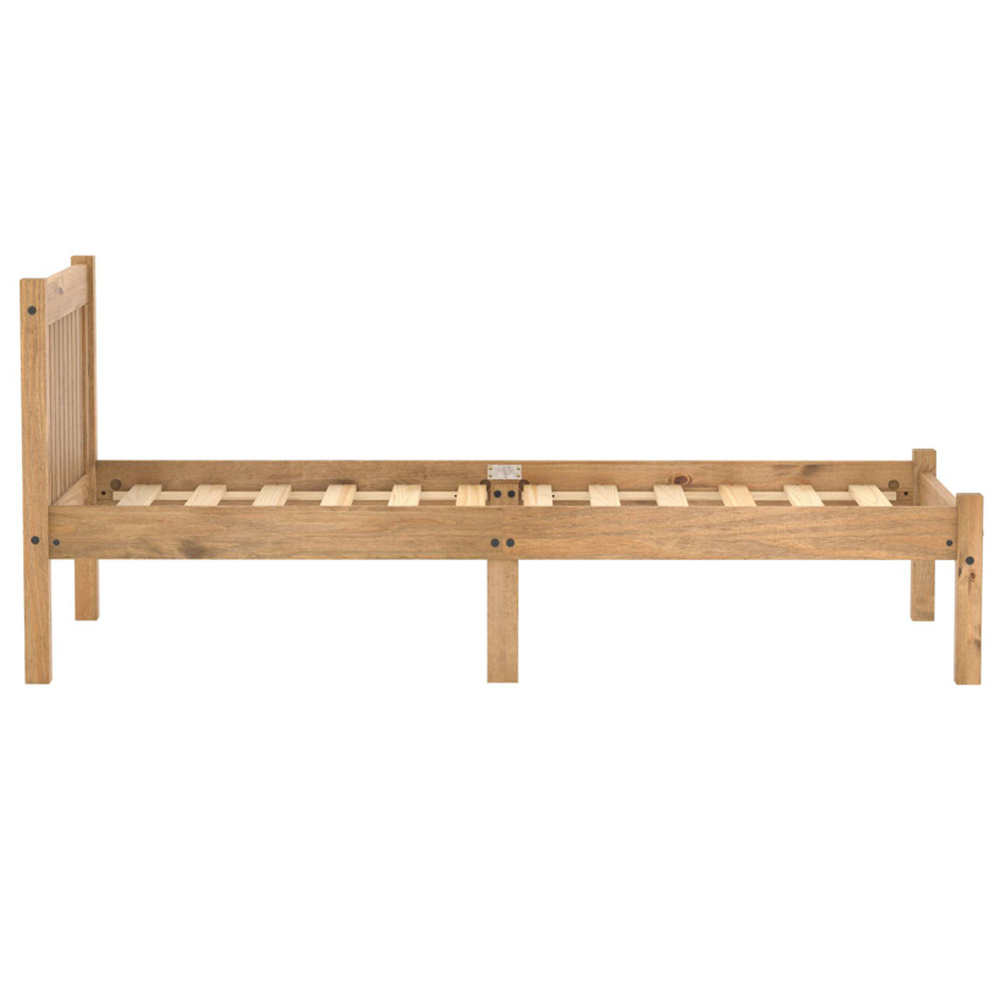 Ria Wooden Single Bed In Natural Oak