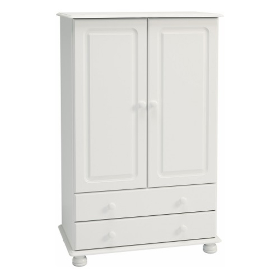 Richland Wooden Wardrobe With 3 Doors In Off White Furniture in Fashion