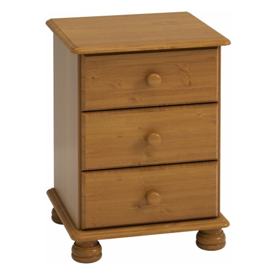 Richland Wooden Bedside In Pine Furniture in Fashion