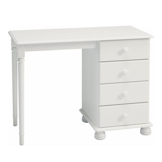 Richland Wooden Dressing Table With 4 Drawers In Off White_1