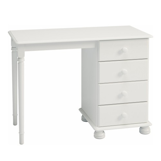 Product photograph of Richland Wooden Dressing Table With 4 Drawers In Off White from Furniture in Fashion