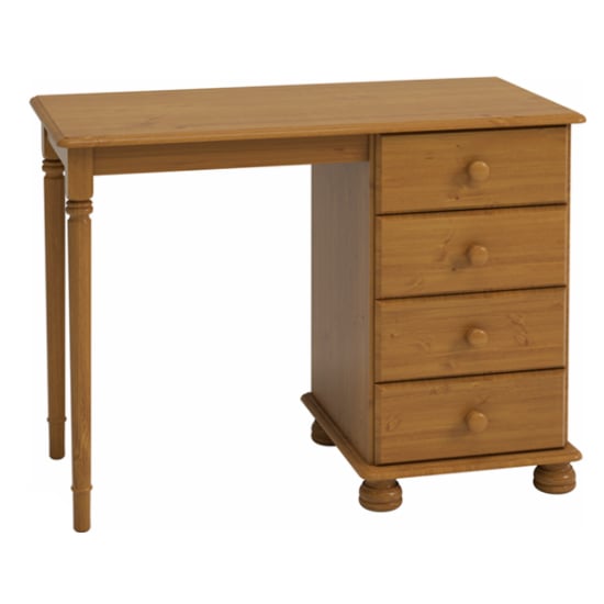 Read more about Richmond wooden dressing table in pine with 4 drawers