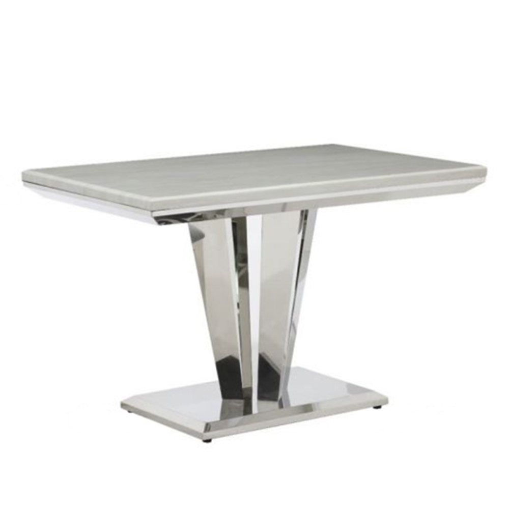 Richmond Marble Rectangular Dining Table In Cream