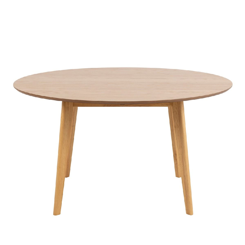 Riga Wooden Dining Table Round Large In Oak