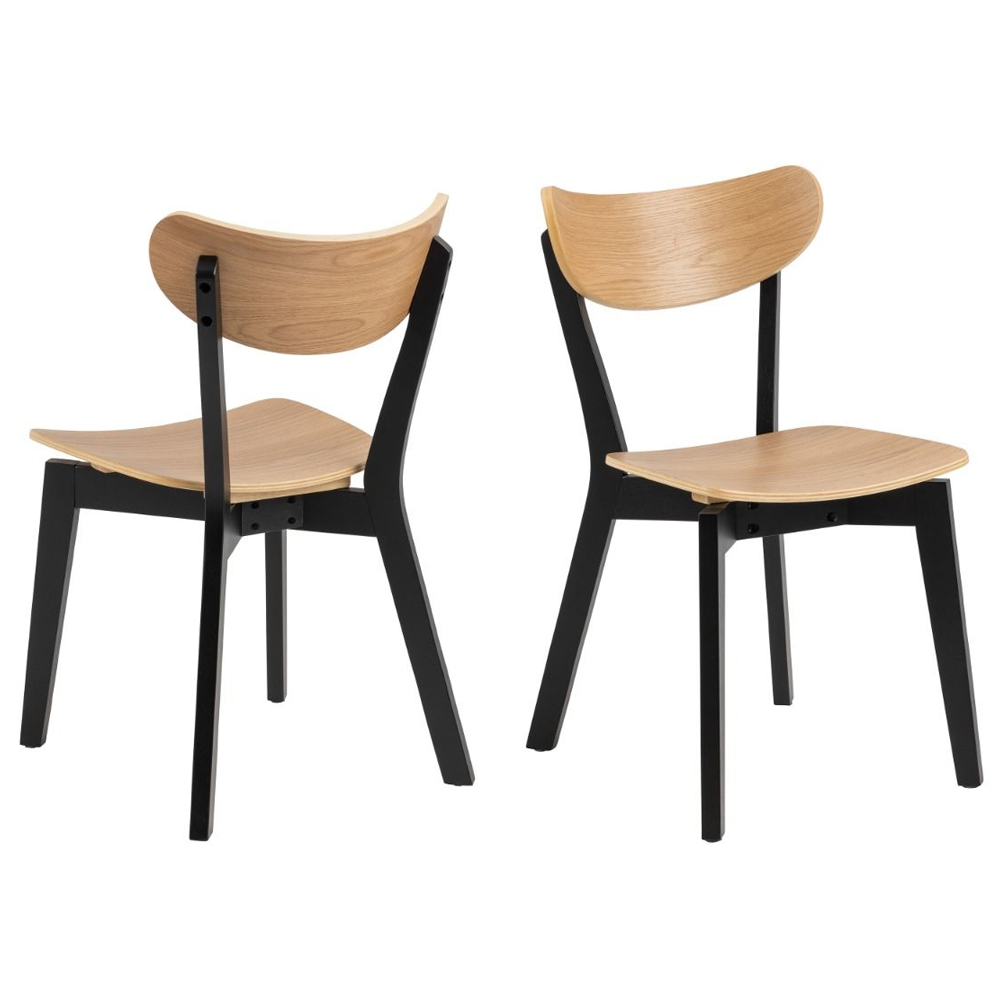 Riga Wooden Drop Lift Dining Table With 4 Chairs In Black And Oak
