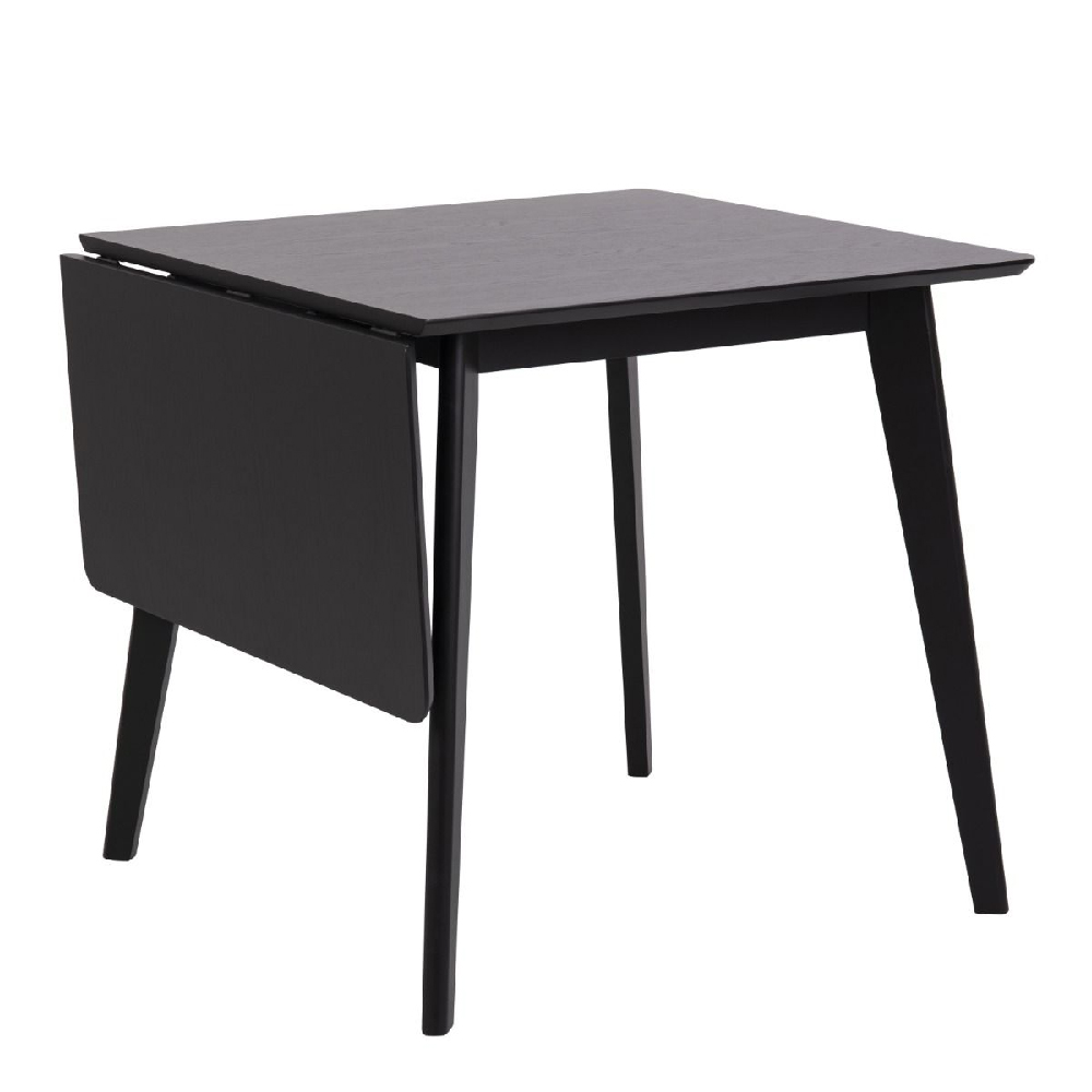 Riga Wooden Extending Dining Table In Black