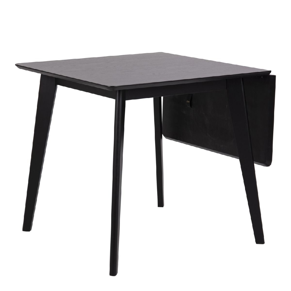 Riga Wooden Extending Dining Table In Black
