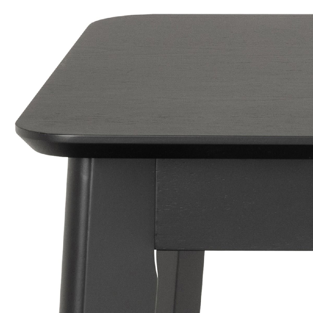 Riga Wooden Laptop Desk With 1 Drawer In Matt Black