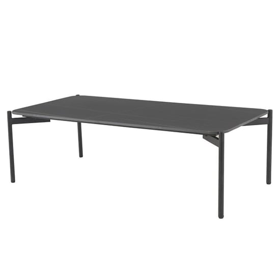 Photo of Riley ceramic coffee table rectangular in lawrence black