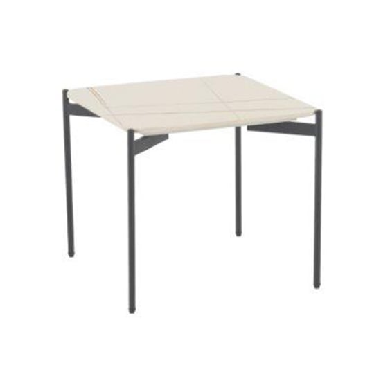 Read more about Riley ceramic top end table square in lawrence white