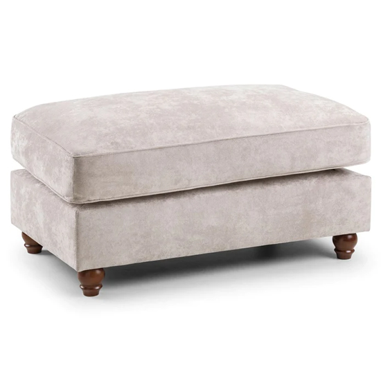 Read more about Rima fabric foot stool in beige