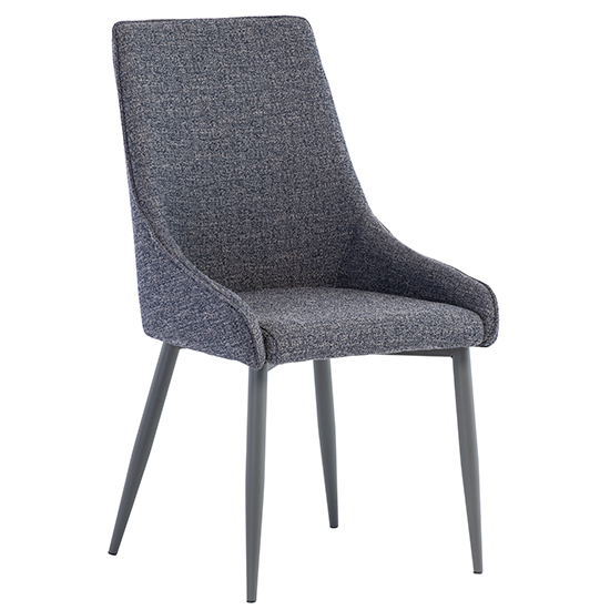 Remika Blue Fabric Dining Chairs In Pair_2