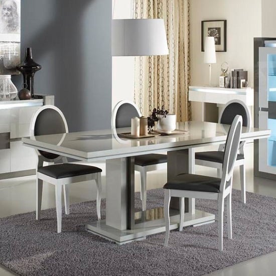 designer extendable dining table