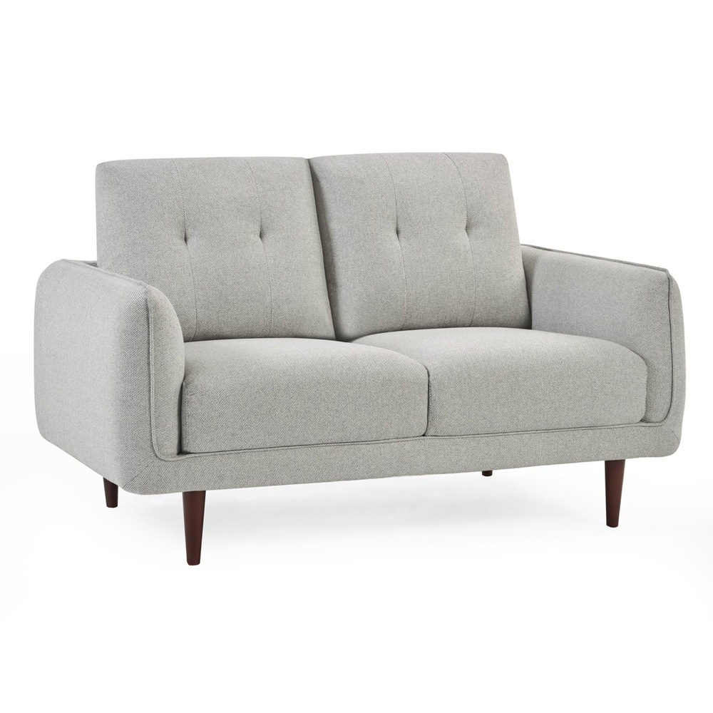 Rimouski Fabric 2 Seater Sofa - Light Grey