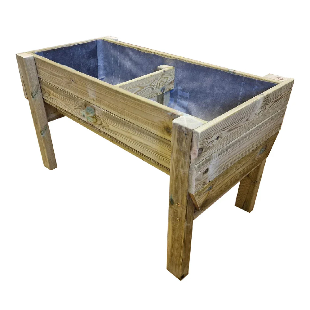 Rimouski Small Wooden Garden Vegetable Planter In Natural