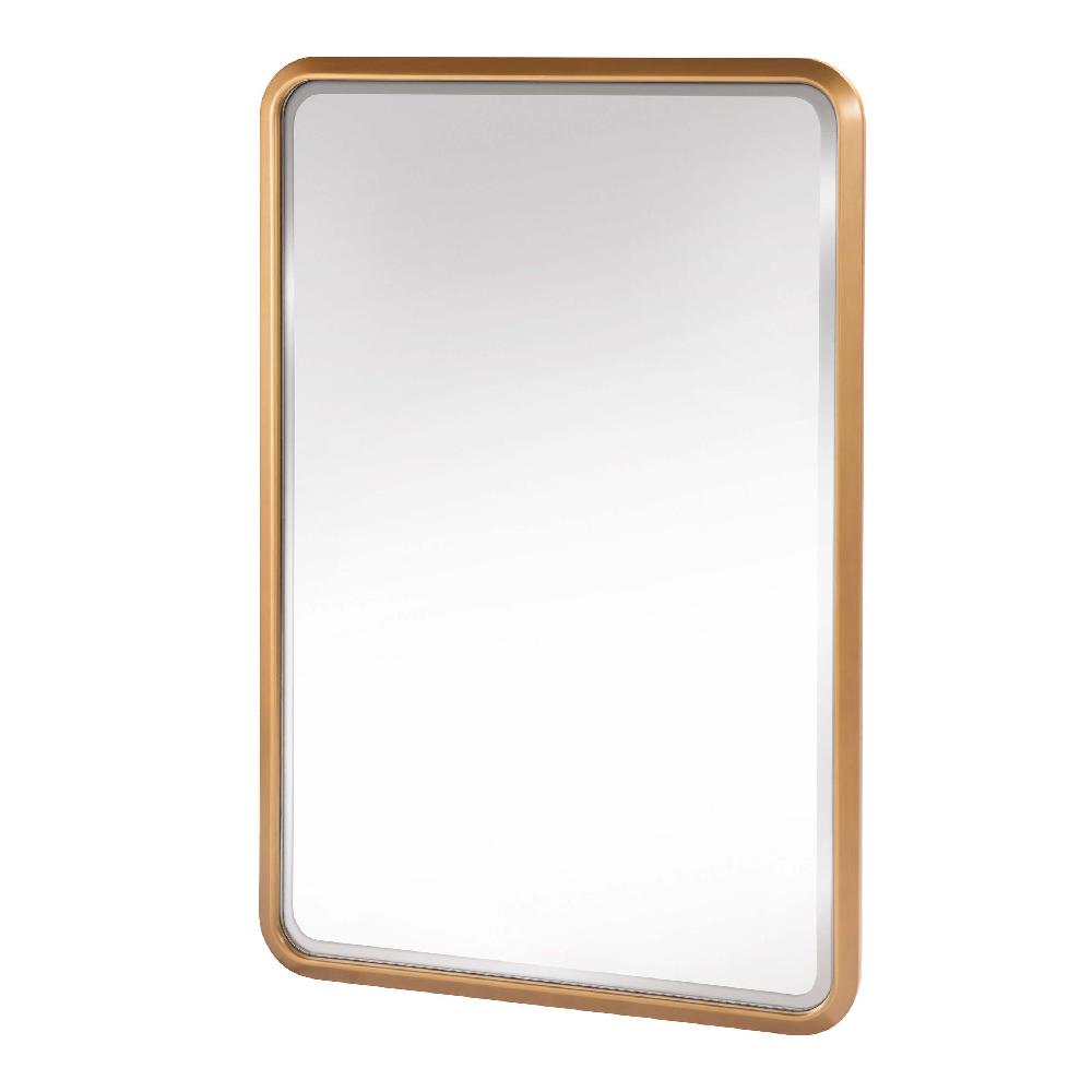 Read more about Rimouski wooden round mirror in copper