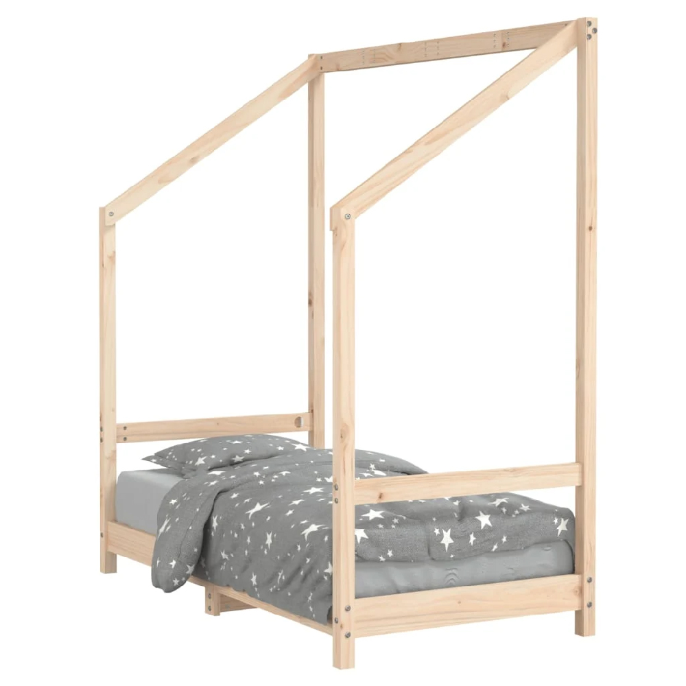 Ringgold 70x140cm Wooden Children Bed In Natural