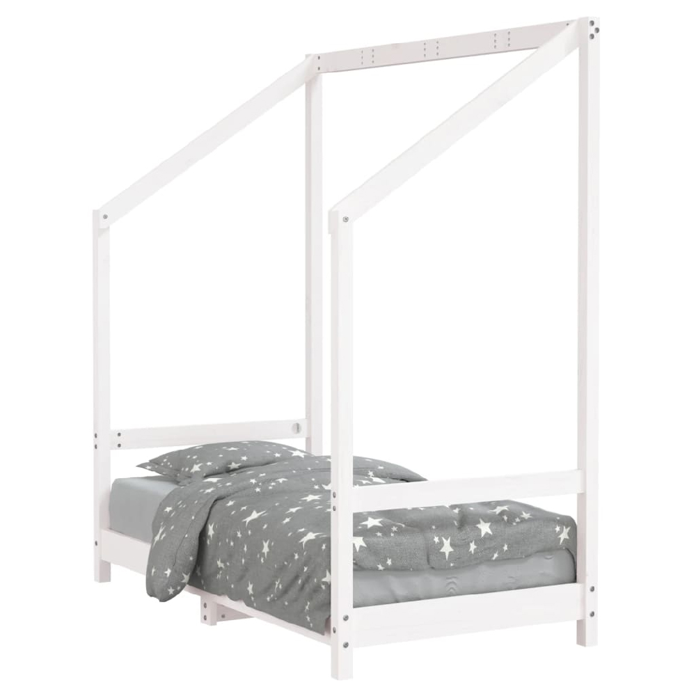 Ringgold 70x140cm Wooden Children Bed In White
