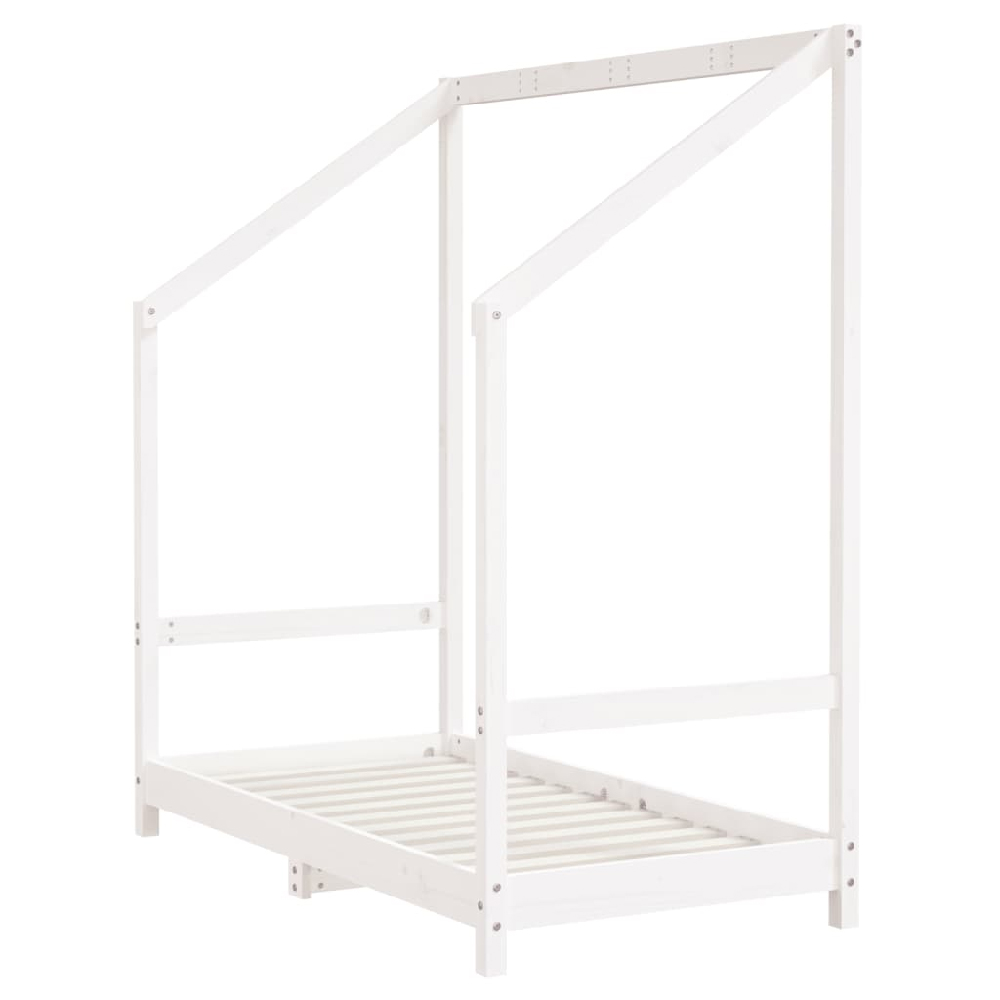 Ringgold 70x140cm Wooden Children Bed In White
