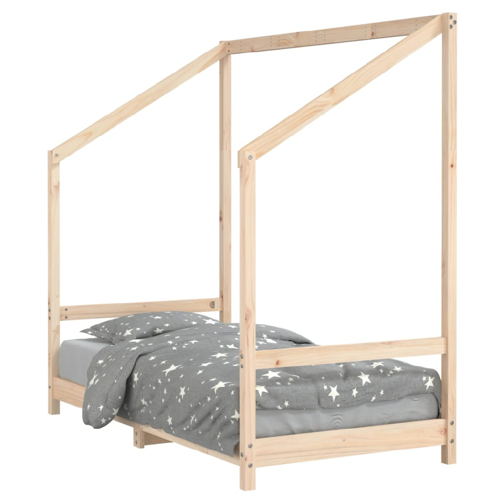 Ringgold 80x160cm Wooden Children Bed In Natural