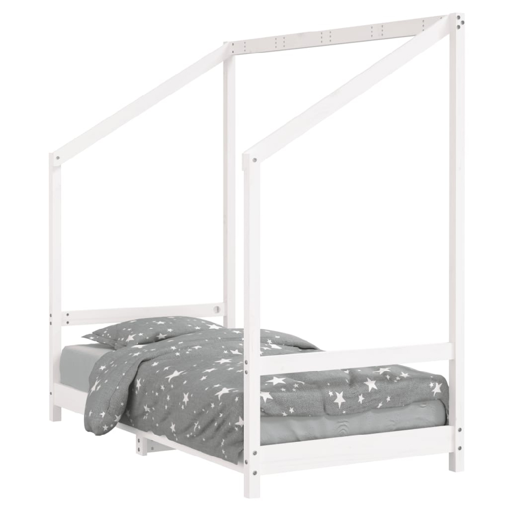 Ringgold 80x160cm Wooden Children Bed In White