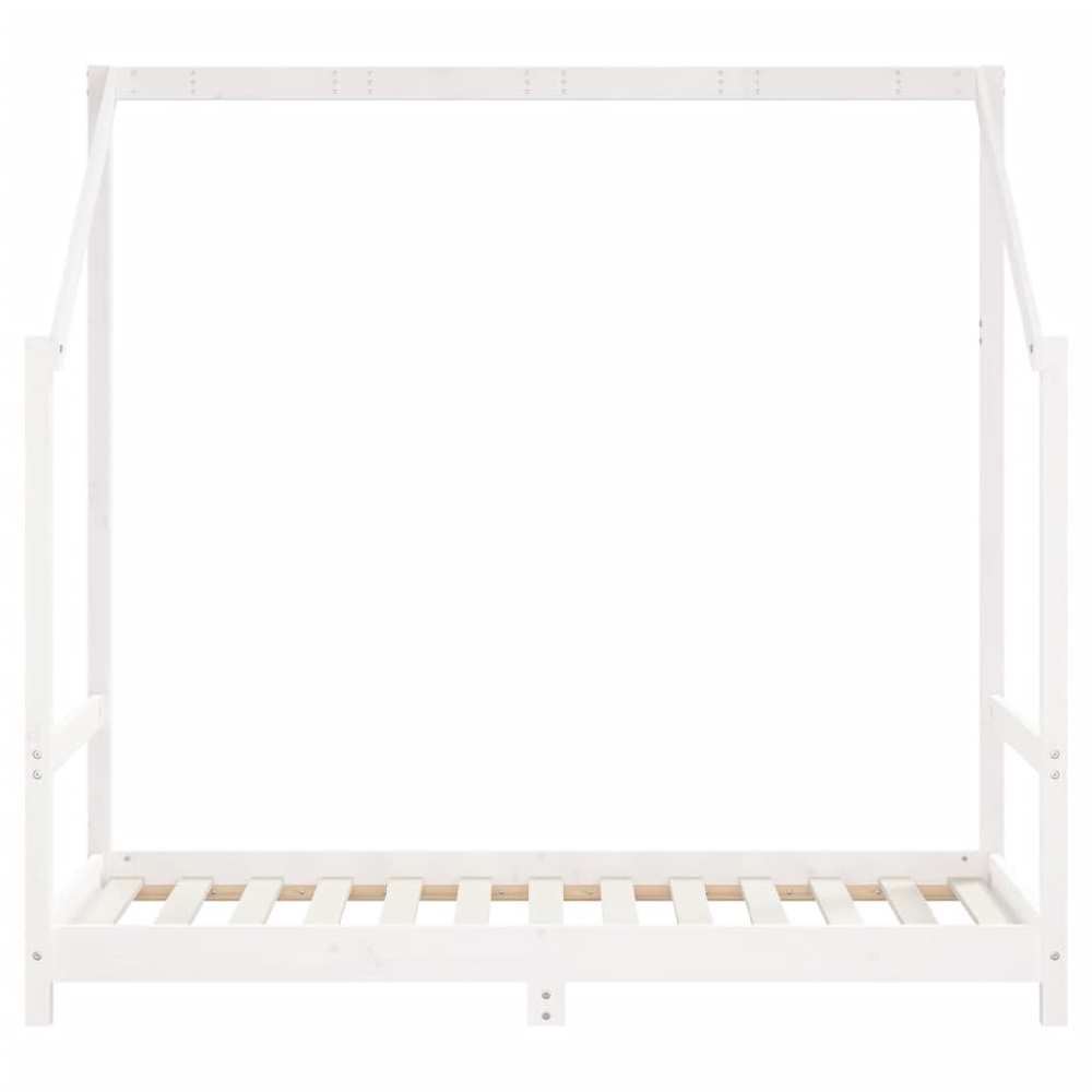 Ringgold 80x160cm Wooden Children Bed In White