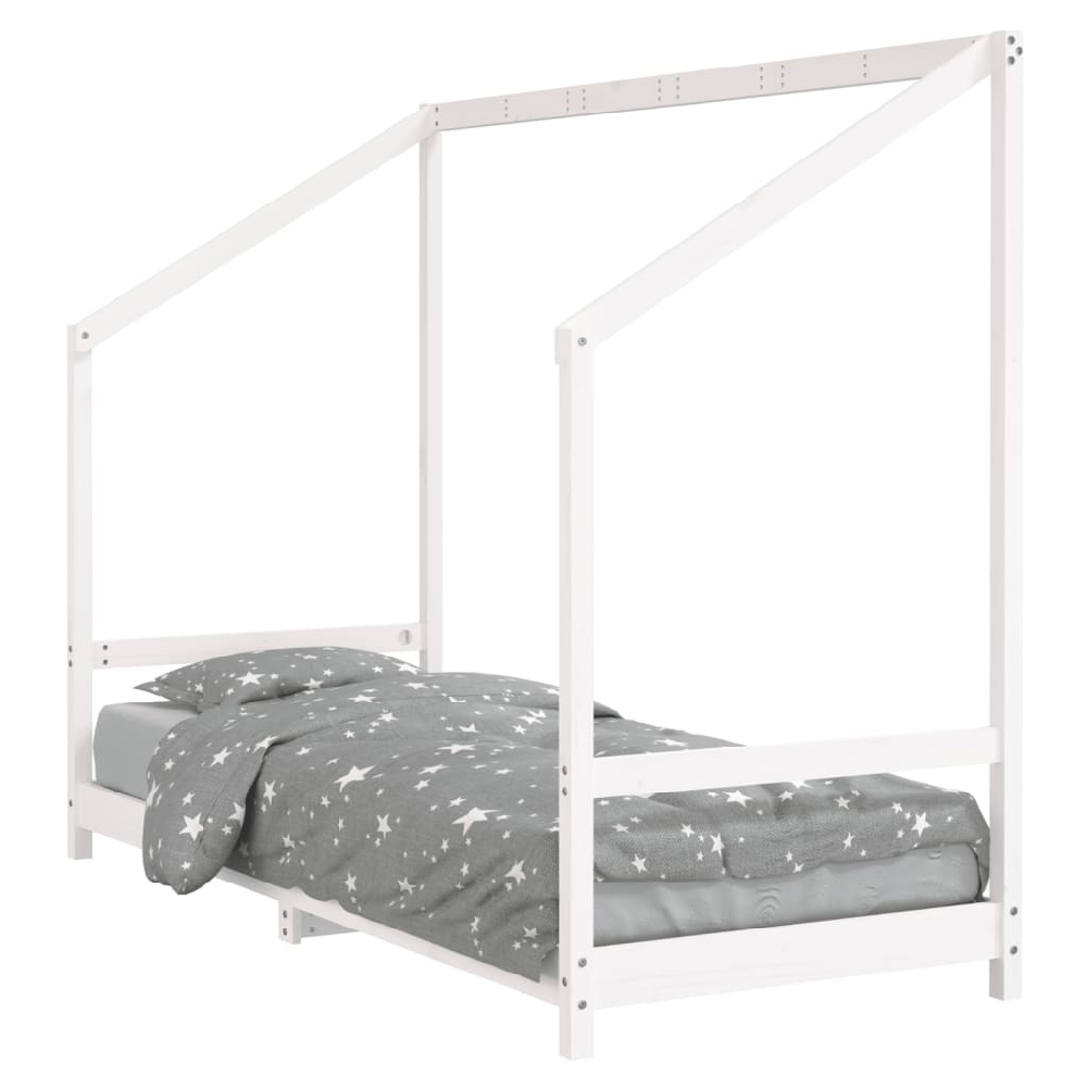Ringgold 80x200cm Wooden Children Bed In White