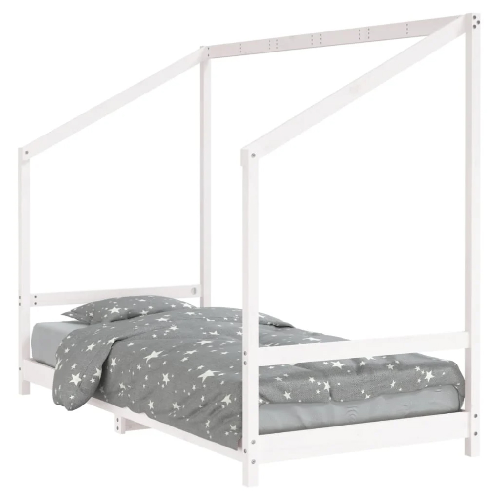 Ringgold 90x190cm Wooden Children Bed In White