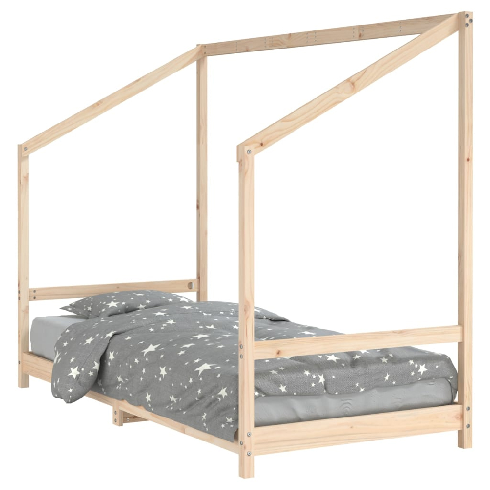 Ringgold 90x200cm Wooden Children Bed In Natural